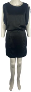 Akira Chicago Black Label Mujer Negro Vestido Abierto Talla M - Imagen 1 de 3