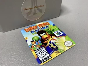 Diddy Kong Racing (N64 Nintendo) Replacement Label - Picture 1 of 1
