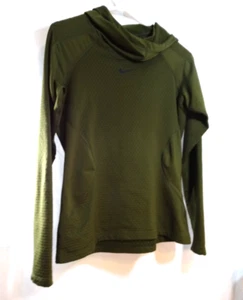 Sudadera con capucha Nike para mujer talla M verde Pro HyperWarm - Imagen 1 de 3