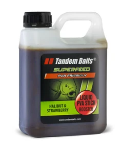 SuperFeed Liquid PVA Stick Booster 1000 ml Halibut & Strawberry - Bild 1 von 3