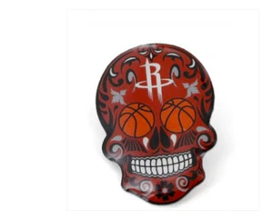 HOUSTON ROCKETS - SUGAR SKULL LAPEL/HAT PIN - BRAND NEW - NBA-PN-566-18 - Picture 1 of 1