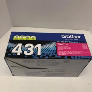 Cartuccia toner magenta Brother TN431M originale OEM TN-431M - PESA 100% PIENO! - Foto 1 di 10