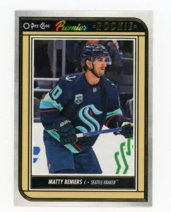 2022-23 O-Pee-Chee Matty Beniers Premier Rookie Seattle Kraken RC #P-84 - Picture 1 of 2