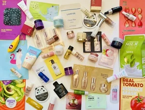 10-Piece Sampler Pack/Korean Beauty Box Skincare Moisturizer Sheet Masks  - Picture 1 of 5