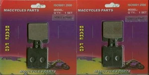 Pastillas de freno de disco delanteras y traseras Moto-Guzzi V65 Lario 1985-1986 (2 juegos) - Imagen 1 de 1
