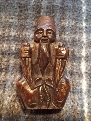Китайский/японский? Антикварное азиатское бронзовое божество. . Вес карты? Вес прокрутки?  - Изображение 1 из 4