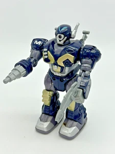 HAP-P-KID-Cybrotonix-M.A.R.S. Motorized Attack Robo Squad Figur Gun dunkelblau - Bild 1 von 14