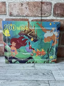 NEW Disney's The Little Mermaid 100 Piece Puzzle Golden Books Ariel Vtg Gift - Picture 1 of 4