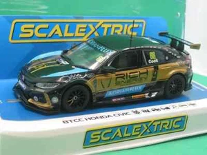 SCALEXTRIC C4409 HONDA CIVIC FK8 TYPE R BTCC 2022 BTC RACING JOSH COOK - Imagen 1 de 1