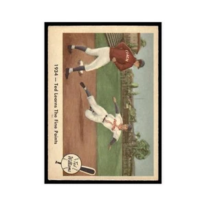 1959 Fleer Baseball's Greatest Ted Williams Ted Learns The Fine Points #4 - Picture 1 of 3