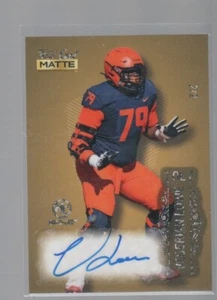 VEDERIAN LOWE 2022 WILD CARD MATTE HOLO-LUX AUTO CARD #MB-A 2/2 - Picture 1 of 1