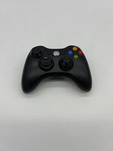 Original Microsoft Xbox 360 Wireless Controller Gamepad Joystick Schwarz - Bild 1 von 2