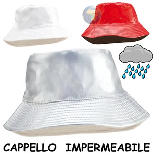 Unisex Waterproof PVC Fisherman's Hat Rain For Men Women Hunting - Picture 1 of 4