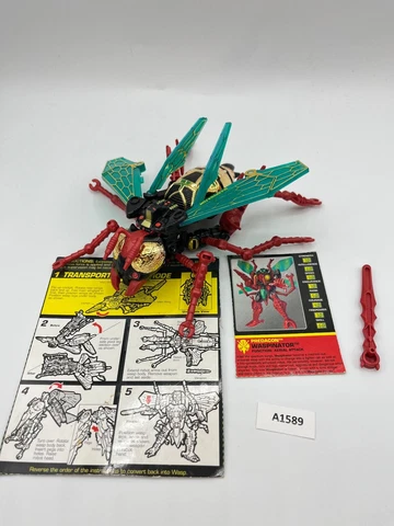 Transformers Beast Wars Transmetal Waspinator Complete A1589 Cover