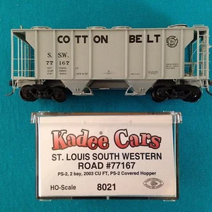8021 Kadee HO St. Louis South Western Covered Hopper Cotton Belt SSW New - Picture 1 of 1