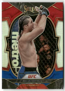 Panini 2023 Select UFC No. 40 Brian Ortega Red White Blue Prizm - Bild 1 von 2
