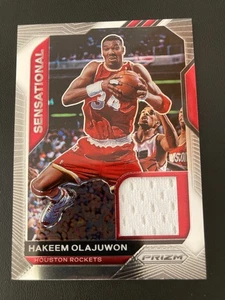 2020-21 Panini Prizm Sensational Swatches Jersey SSW-HAO Hakeem Olajuwon - Bild 1 von 2