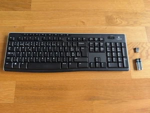 Logi Logitech K270 Wireless Unifying Keyboard Y-R0015 820-004383 QWERTZ Swiss CH - Imagen 1 de 3