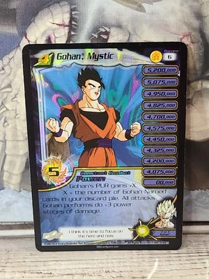 Gohan Mystic Prieview 6 Foil - Vintage Score Dragon Ball Z DBZ CCG TCG LP - Image 1 of 4