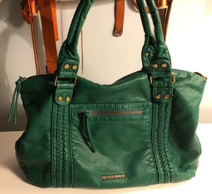 Montana West Purse Genuine Leather Turquoise Studded Conceal & Carry🔥 - Picture 1 of 5