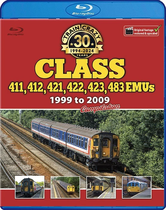 Train Crazy 30 Years: Class 411, 412, 421, 422, 423, 483 EMUs 1999-2009 Blu-ray - Image 1 of 1