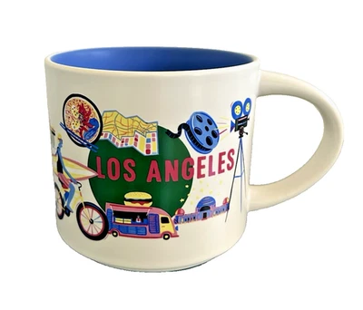 Taza de café Starbucks Los Angeles LA California 2024 14 OZ serie Discovery nueva sin etiquetas Foto 1 de 4