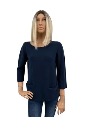 Passport strickpullover Pullover marineblau Größe m - Bild 1 von 4