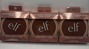 3 pezzi filtro polvere Elf Halo Glow polvere pressata ~ RICCO CALDO ~ 0,35 ONCE CIASCUNO - Foto 1 di 2
