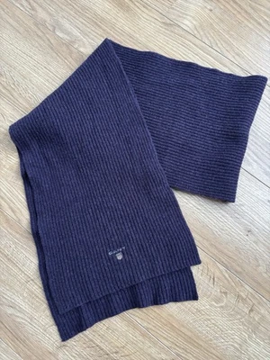 Dark Purple Gant Scarf 100% Lambswool - Image 1 of 4