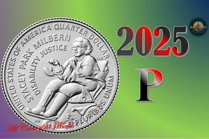 2025 P  American Women Quarters  - Stacey Park Milber - 1 coin - UNC - Picture 1 of 3