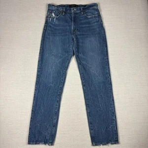 Pantalones de mezclilla rectos elásticos vintage años 90 Abercrombie Fitch A&F para hombre 33x32 - Imagen 1 de 11
