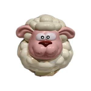 Hard Plastic Farm Animal Toy Sheep Cake Topper - Picture 1 of 3