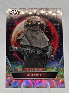 2024 Topps Chrome Star Wars Hyperspace ALAZMEC Nebulae Refractor #43 (Mustafar) - Picture 1 of 2