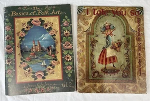 Paperback Craft Book Painting "THE BASICS OF FOLK ART" & "I tole You So" 1980s - Picture 1 of 13