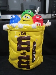 M&M's World - Out Of The Bag - Ceramic Cookie Jar - Picture 1 of 8