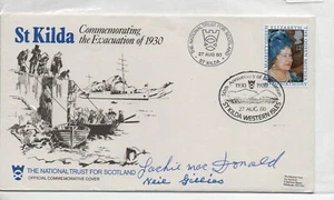 GB - Event Cover (A 051) 1980 - 50 Jahre Evakuierung von St. Kilda, Western Isles - Bild 1 von 1