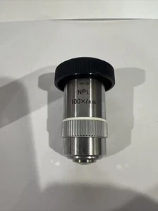 Leitz Wetzlar NPL FLUOTAR 100x/0.90 Microscope Objective - Picture 1 of 5