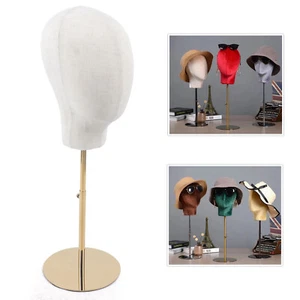 Metal Mannequin Head for Wig Making Hat Display with Adjustable Stand Holder USA - Picture 1 of 8
