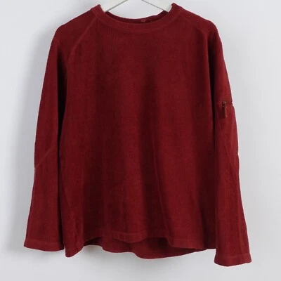 HORNY TOAD Sweater Men's Size Small Boxy Pile Fleece Sweatshirt Rust Pocket - Image 1 of 4