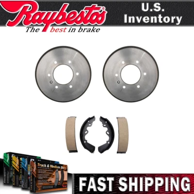 Kit trasero Raybestos tambores de freno y zapatas de freno para Chevrolet LUV 1982 1981 Foto 1 de 4