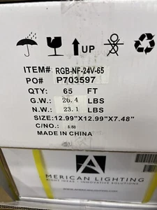 65 ft. POLAR 2 RGB NEON LIGHTING - INDOOR & OUTDOOR / NEW by American Lighting - Picture 1 of 1