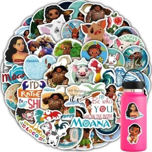 Moana Characters and Sayings Set of 50 Assorted Stickers Set - Picture 1 of 1