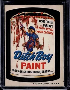 Topps Wacky Packages Ditch Boy Paint 1974 6a serie - Foto 1 di 1