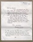 RANDAL HERLEY - ORIGINAL HAND-SIGNED LETTER  1990 &quot;EDGE OF DARKNESS&quot;