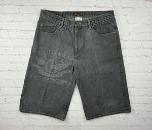 Vintage G-Unit Jean Shorts Hip Hop Heavyweight Embroidered 50 Cent Mens Size 36 - Picture 1 of 12