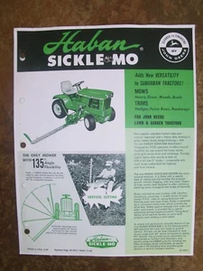 Tractor de césped/jardín John Deere 140 HABAN Sickle Mo anuncio - Imagen 1 de 1