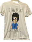 Bobs Burgers kleines Unisex-Grafik-T-Shirt Tina Is My Spirit Tier Rundhalsausschnitt