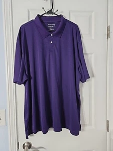 Mens Saddlebred Polo Shirt Big & Tall Size 3X Purple V/43 - Picture 1 of 5