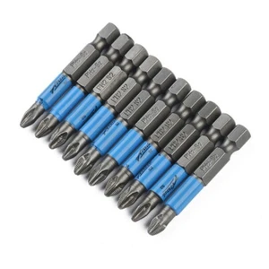 Set 10 pezzi punte magnetiche anti cacciavite 10 punte cacciavite PH2 Phillips punta - Foto 1 di 5