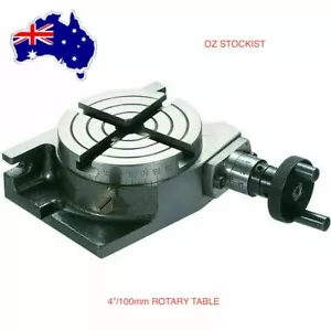 4" INCHES (100MM) ROTARY TABLE HORIZONTAL VERTICAL - Picture 1 of 6